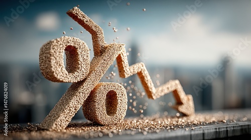 Falling Interest Rates A Visual Representation of Economic Trends