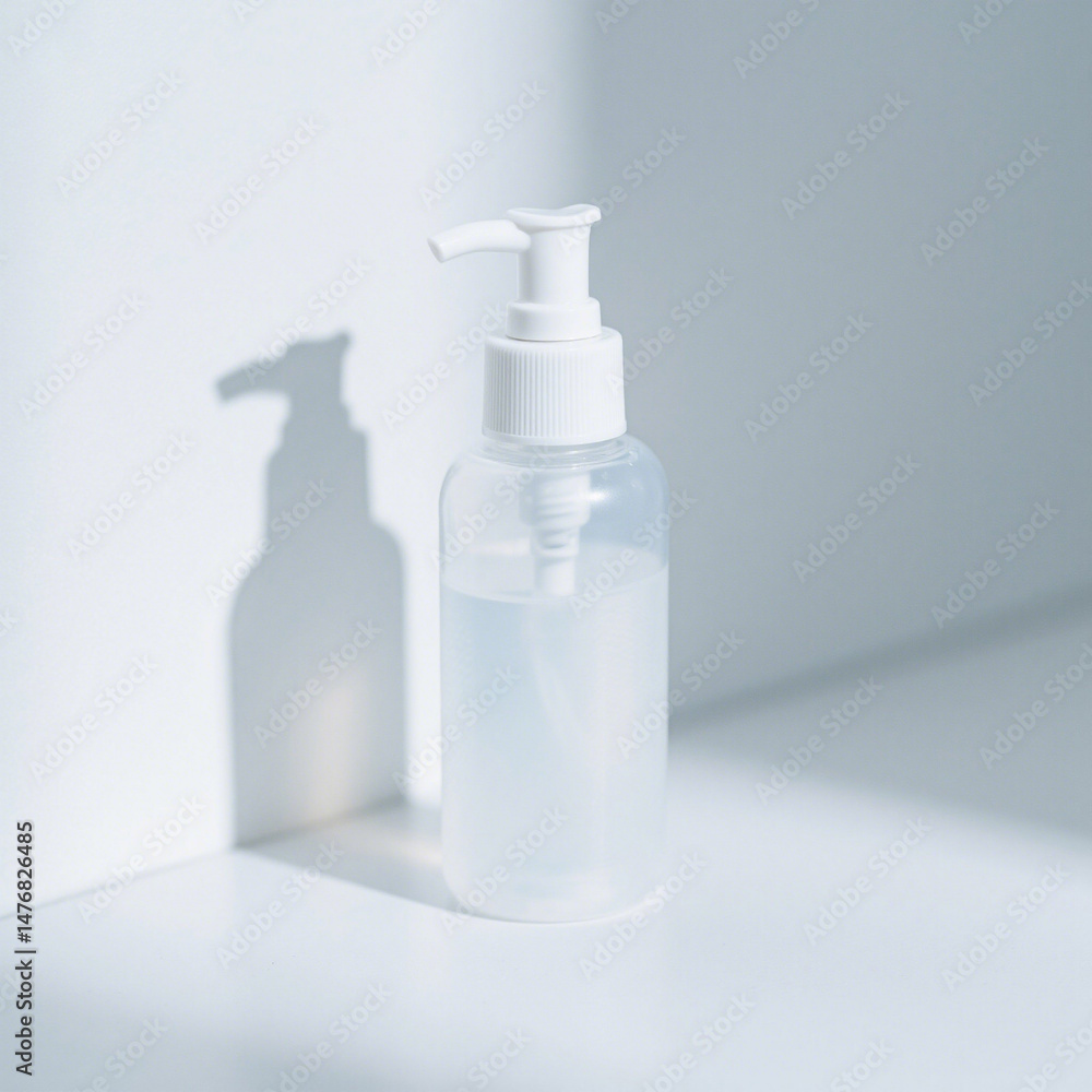 Sanitizer on white background Sanitizer on white background