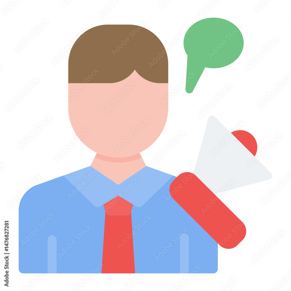 PR Specialist Male icon vector image. Can be used for Public Relations Agency. PR Specialist Male icon vector image. Can be used for Public Relations Agency.