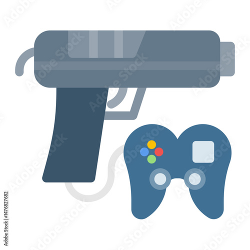 Action Game icon vector image. Can be used for Game Development.