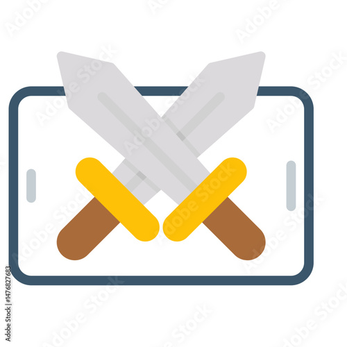 Battle Royale icon vector image. Can be used for Game Development.