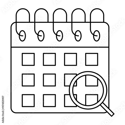 Calendar Line Icons. Clock, Date, Deadline, Holiday, Meeting, Office, Plan, Time, Clock, Alarm Clock, Hourglass, Stopwatch, Timer