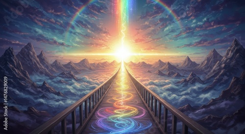 Bifrost: A Mystical Rainbow Bridge Between Realms