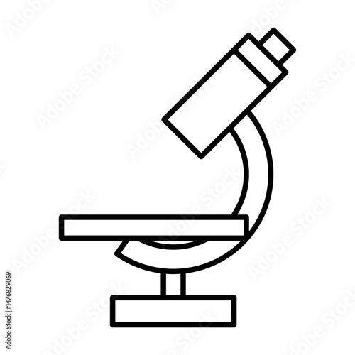 Biology Vector Line Icon Design