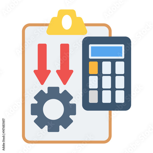 Internal Accounting icon vector image. Can be used for Accounting.