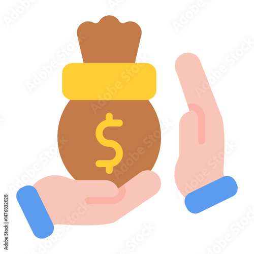 Bribery icon vector image. Can be used for Politics.