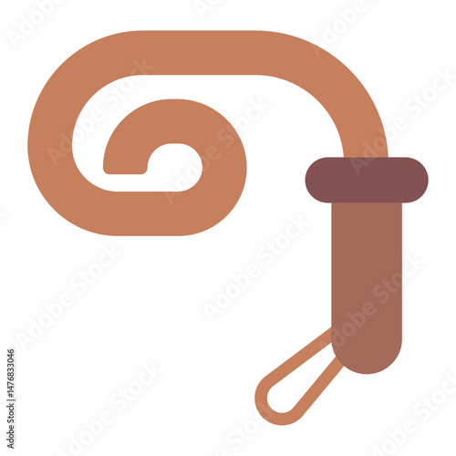 Whip icon vector image. Can be used for Politics.