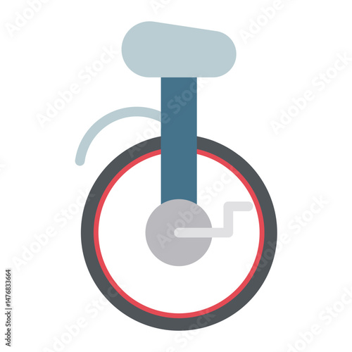 Monocycle icon vector image. Can be used for Personal Transportation.