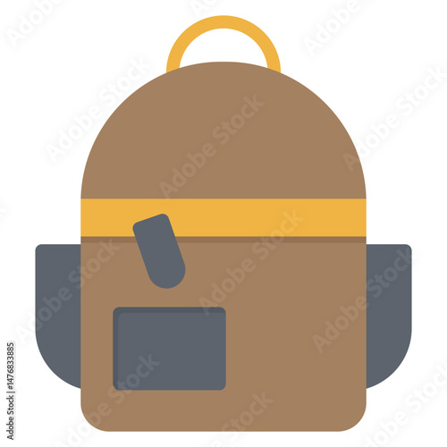 Backpack icon vector image. Can be used for Battle Royale.