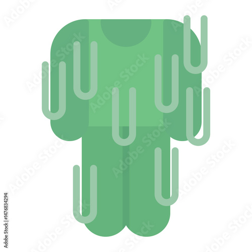 Ghilie Suit icon vector image. Can be used for Battle Royale.