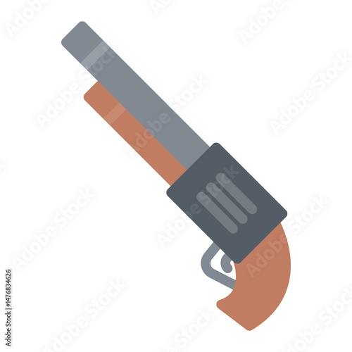 Shotgun icon vector image. Can be used for Battle Royale.