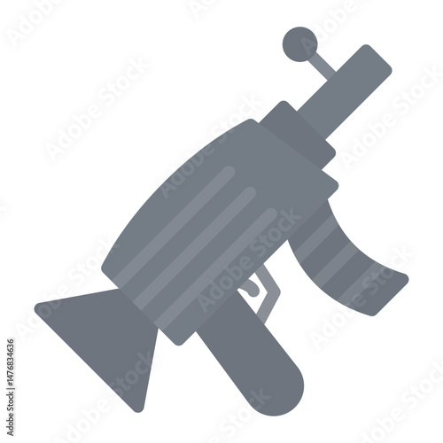 Submachine Gun icon vector image. Can be used for Battle Royale.