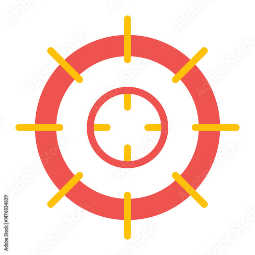 Aim icon vector image. Can be used for Battle Royale.