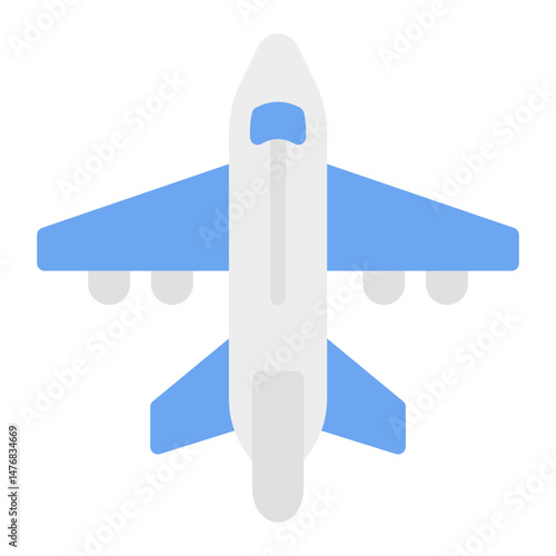 Aircraft icon vector image. Can be used for Battle Royale.