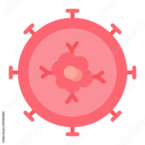 Cancer icon vector image. Can be used for CBD Oil.