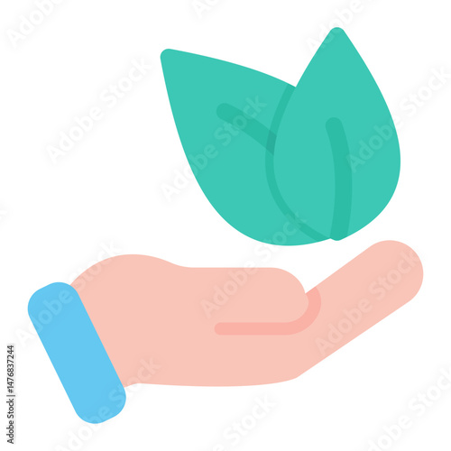 Organic icon vector image. Can be used for CBD Oil.