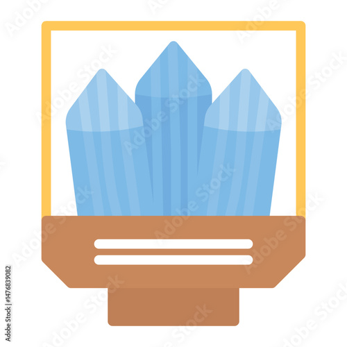 Geological Museum icon vector image. Can be used for Museum.