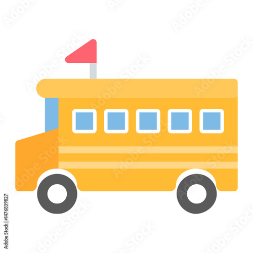School Tours icon vector image. Can be used for Museum.
