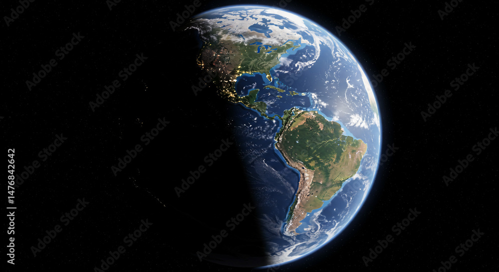 Fototapeta premium Planet Earth from Space 