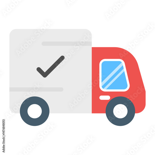 Delivery Service icon vector image. Can be used for Postal Service.