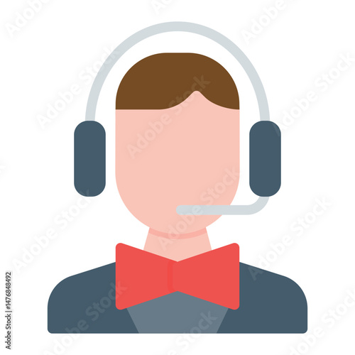 Post Office Customer Service icon vector image. Can be used for Postal Service.
