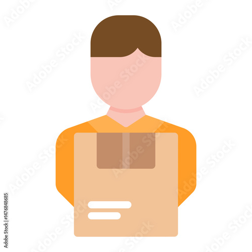 Recipient icon vector image. Can be used for Postal Service.