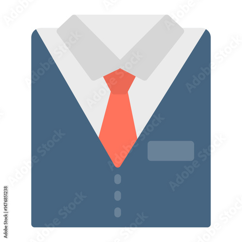 Suit icon vector image. Can be used for Laundry.
