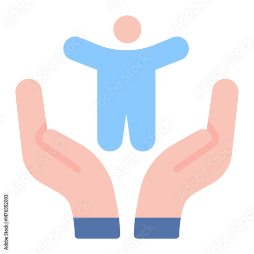 Adult Day Care icon vector image. Can be used for Home Services.