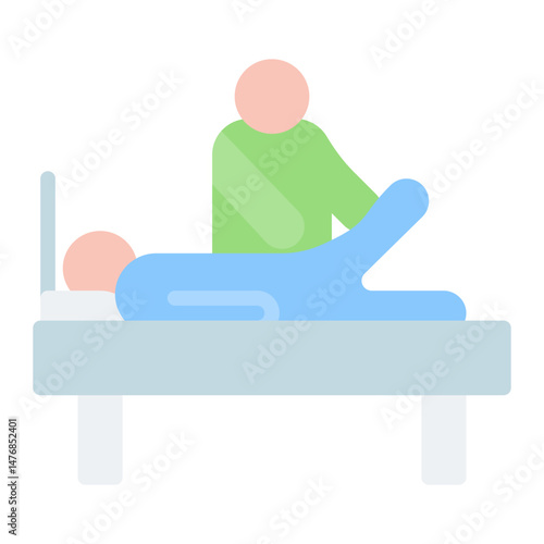 Physical Therapy Assistance icon vector image. Can be used for Home Services.