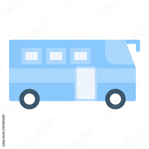Shuttle Service icon vector image. Can be used for Home Services.