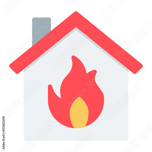 Arson icon vector image. Can be used for Human Rights.