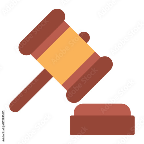 Law icon vector image. Can be used for Human Rights.
