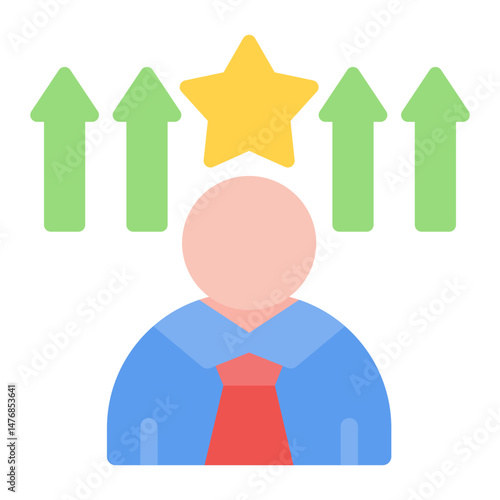 Employees Motivation icon vector image. Can be used for Human Resource.