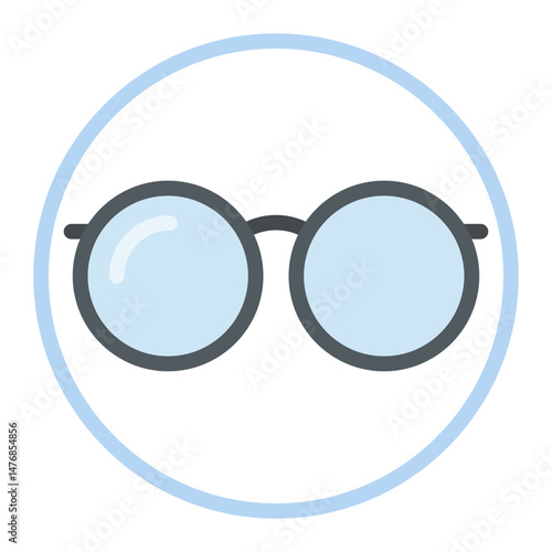 Glasses icon vector image. Can be used for Nursing Home.