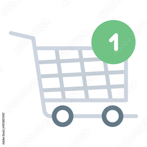 Cart Quantity icon vector image. Can be used for Ecommerce Store.
