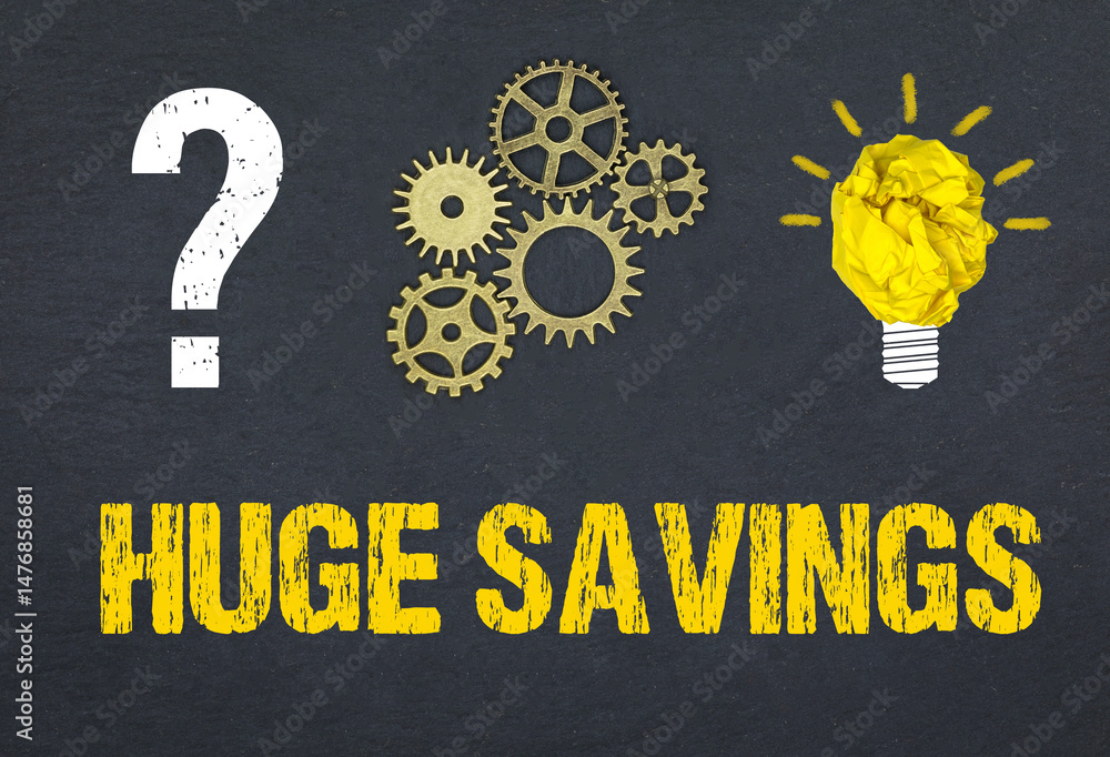 Obraz premium Huge Savings