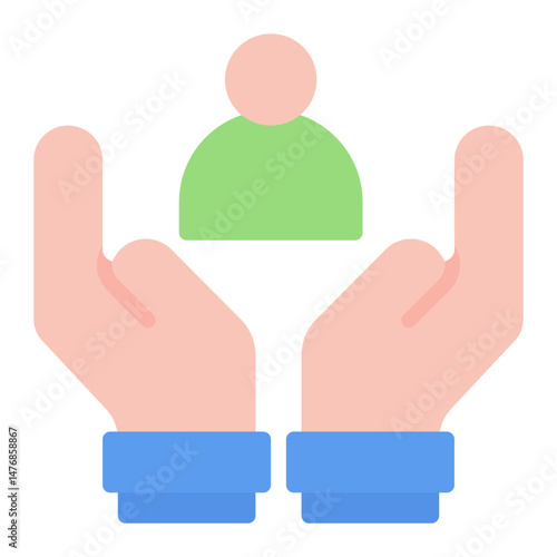 Team Empowerment icon vector image. Can be used for Teamwork.