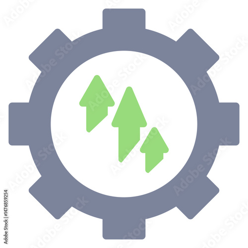 Continuous Improvement icon vector image. Can be used for Project Assesment.