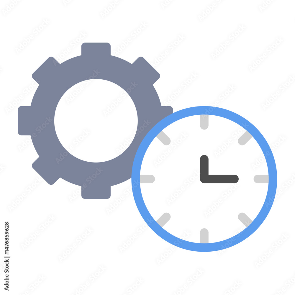 Time Management icon vector image. Can be used for Project Assesment. Time Management icon vector image. Can be used for Project Assesment.