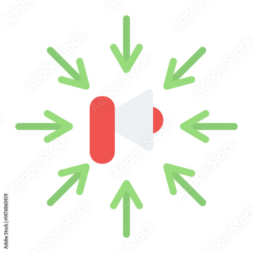 Advertising Impact icon vector image. Can be used for Survey.