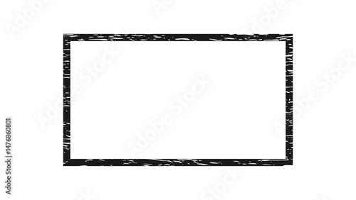 Grunge rectangle border