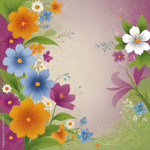 abstract floral background