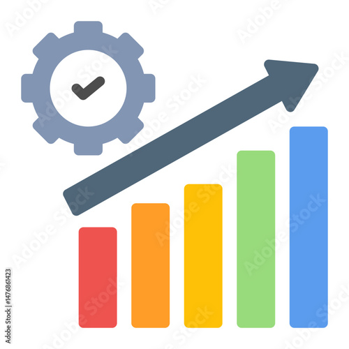 Efficiency icon vector image. Can be used for Business Performance.