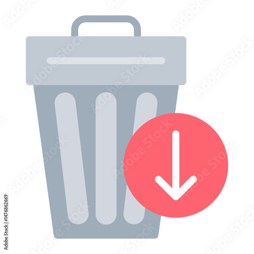 Waste Reduction icon vector image. Can be used for Mass Production.