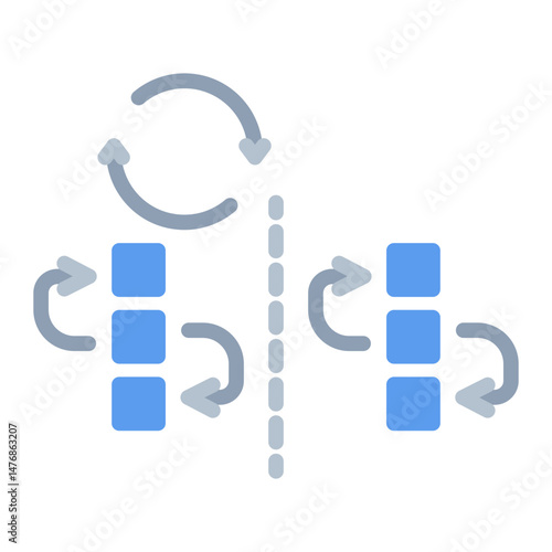 Reflection icon vector image. Can be used for Action Plan.