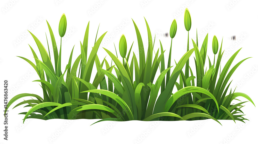 Obraz premium Professional Grass Vector Symbol Icon Design for Stunning Visuals