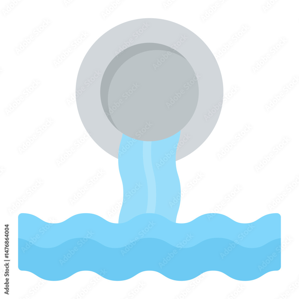 custom made wallpaper toronto digitalStormwater Drain icon vector image. Can be used for Public Utilities.