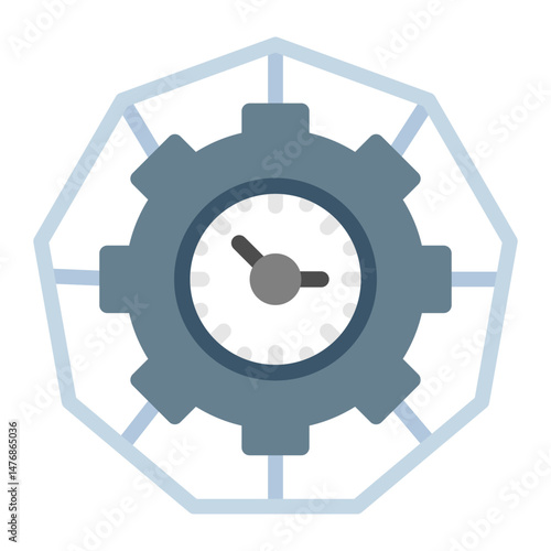 Capacity Planning icon vector image. Can be used for Operations Management.