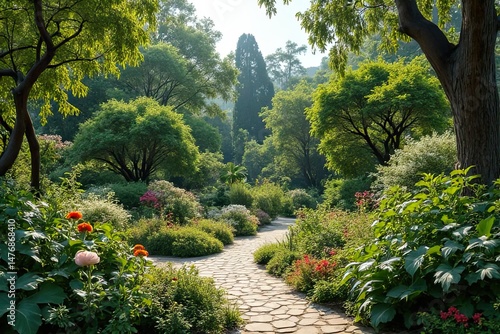 Bright and Colorful Outdoor Landscape