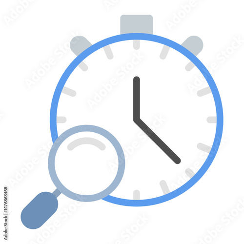 Time Tracker icon vector image. Can be used for Freelancer.